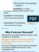 Business and Economic Forecasting: Demand Forecasting Is A Critical