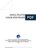 Modul Junior Web Programmer