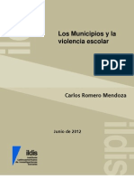 Los Municipios de Venezuela y La Violencia Escolar