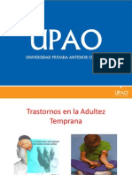 D II - CLASE 4 - Trastornos de La Adultez Temprana