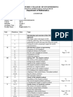 MCA OPERATIONS RESEARCH COURSE PLAN