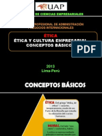 ETICA 1 Etica y Cultura Empresarial