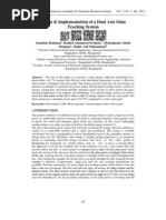 Download Design  Implementation of a Dual Axis SolarTracking System by Mahir Asif Shadman SN142150182 doc pdf