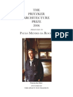 The Pritzker 2006 - Paulo Mendes Da Rocha