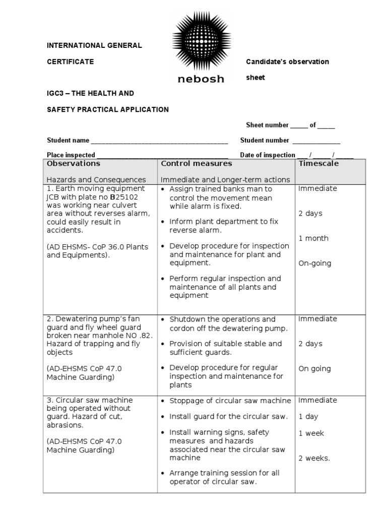 Assessment Occupational Safety And Health Personal Protective Equipment