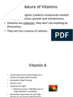 The Essential Roles of Vitamins