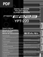 Download Piano Yamaha YPT 220 ESP by Hector Gonzalez SN142174719 doc pdf