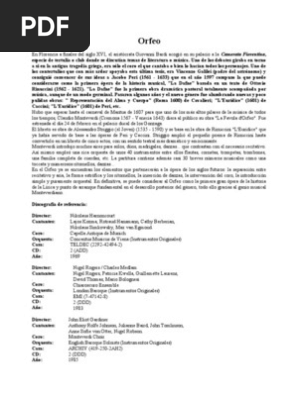 Orfeo Entretenimiento General scribd