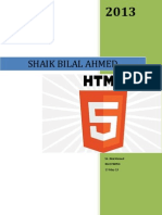 Bilal Ahmed Shaik Html5