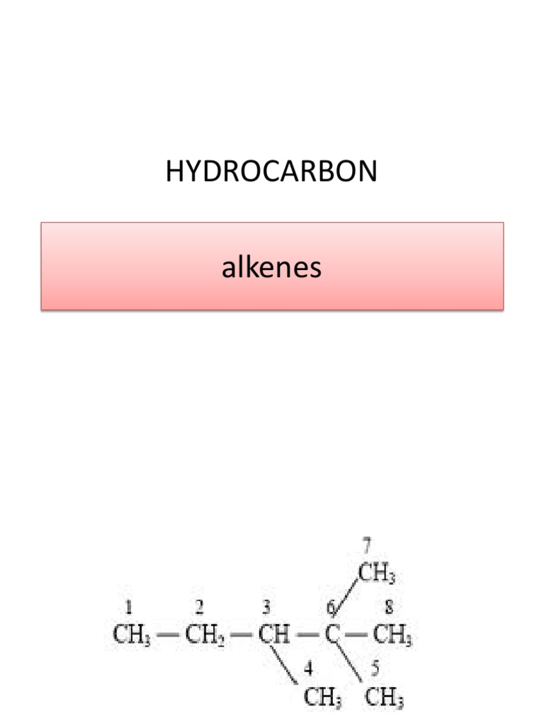 Naming Straight Chain Alkenes | PDF | Science & Mathematics