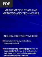 Mathematics Teaching Methods and Techniques