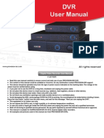 DVR User Manual: Recording System