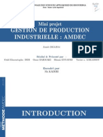 Gestion de Production Industrielle : Amdec