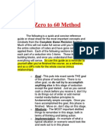 Zero To 60 Method: Goal - This Puts Into Exact Words THE Goal