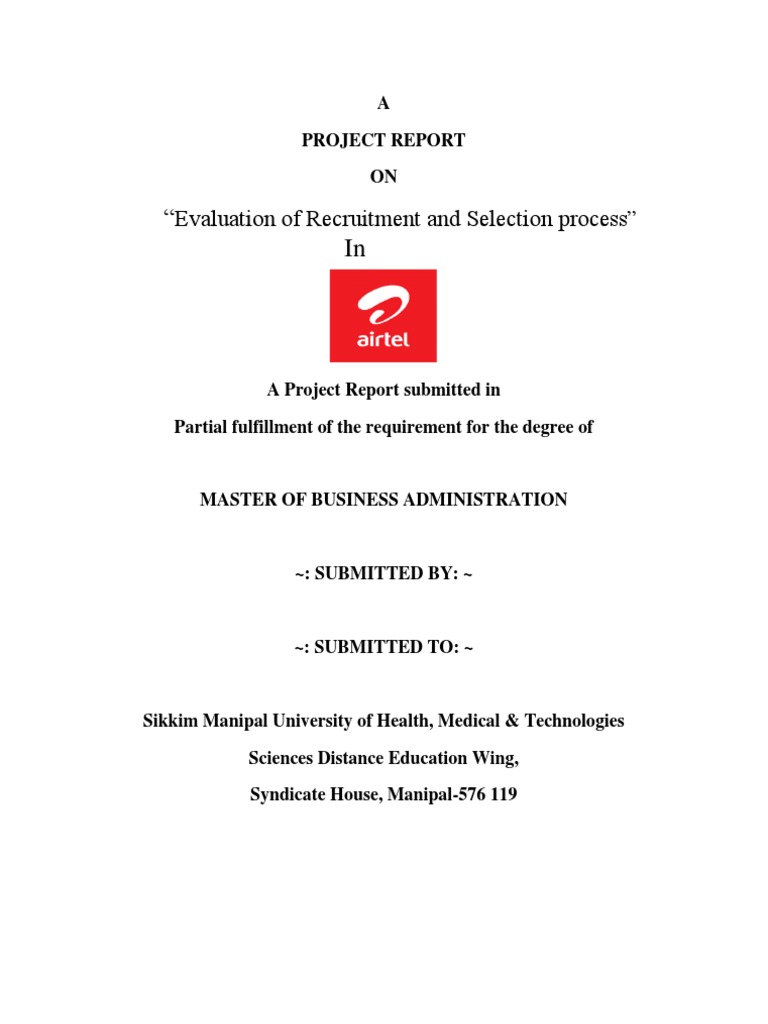 research paper on airtel