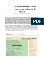 Ghid Optimizare Web Google