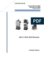UG-5.7, UG-8, UG10 Governor: Product Manual 54042 (Revision D, 3/2000)