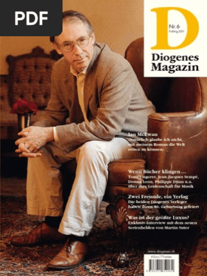 Diogenes Magazin Nr 6 2o11 Frühling Ulysses Novel Novels - 