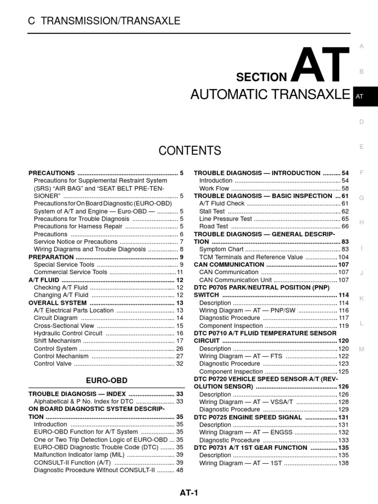 Automatic Transaxle | PDF | Clutch | Automatic Transmission
