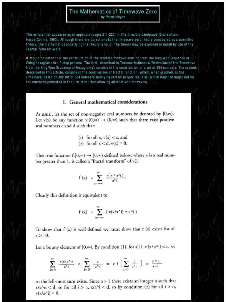 The Mathematics of Timewave Zero | PDF