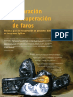 Reparación y Recuperación de Faros: Técnicas para La Recuperación de Pequeños Daños en Los Grupos Ópticos