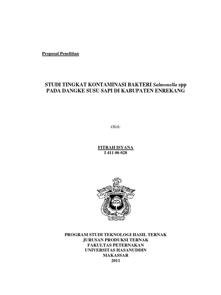 42+ Contoh proposal penelitian peternakan pdf info