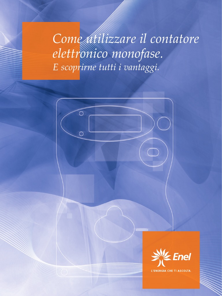 Contatore Monofase ENEL | PDF
