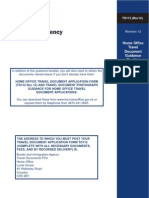 UK Home Office: Td112rev12 Guide