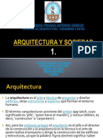 1 Arquitectura y Sociedad - Sociedad y Arquitectura