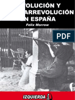 Revolución y Contrarrevolución en España - Felix Morrow