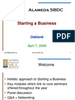 Starting a Business In Oakland
