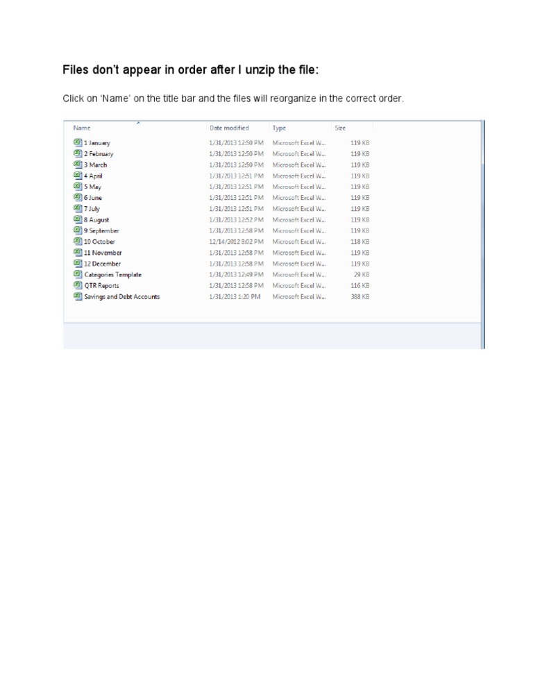 Filesnotinorder | PDF