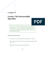 Schwarzschild Spacetime Metric Solution