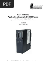 Manual CAN300PRO DS402 Example Maxon 2