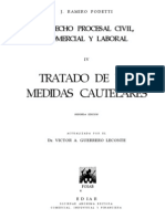 Tratado de Las Medidas Cautelares - j. Ramiro Podetti