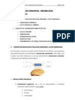 TEMA V. FISIOLOGÍA SENSORIAL. SENSIBILIDAD SOMATOESTÉSICA