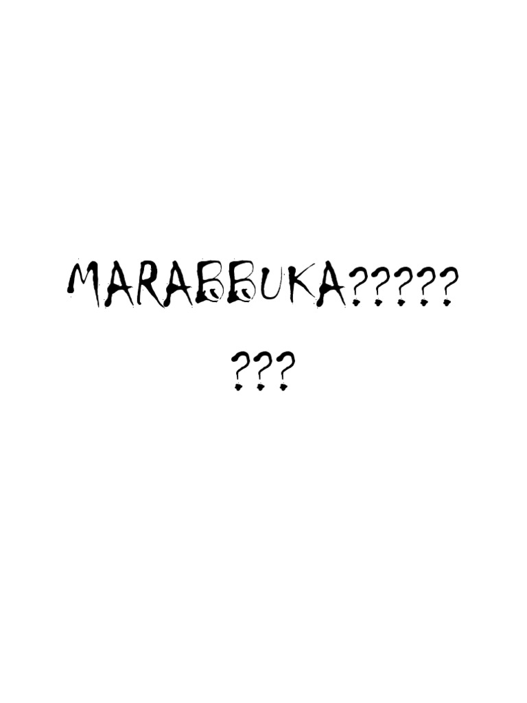 Understanding Marabukka: A Guide | PDF