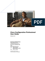 Cisco Configuration Professional User Guide