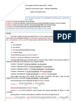 Agente de Polícia Federal 2012 - Solução e Comentários