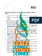 Paper and Poster Indonesia EBTKE CONEX 20132