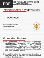 Microestrutura x Propriedades Plc3a1sticos
