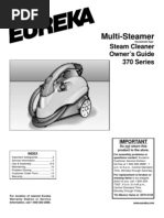 Download Eureka Enviro Steamer Model 70889A by renspur SN14229390 doc pdf