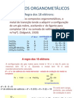 A regra dos 18 elétrons em compostos organometálicos