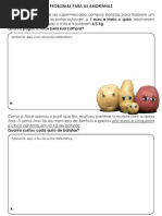 Problemas para as amorinhas-4º ano