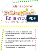 Aprender A Convivir en La Escuela