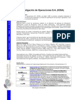 IOSA - Consultoría en optimización de procesos y toma de decisiones