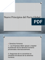 Nueve Principios Del Pacto Global