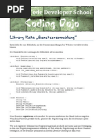 Library Kata Benutzeranmeldung