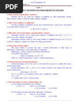 Structural Analysis II 2marks