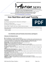Iron Nutrition and Lead Toxicity 